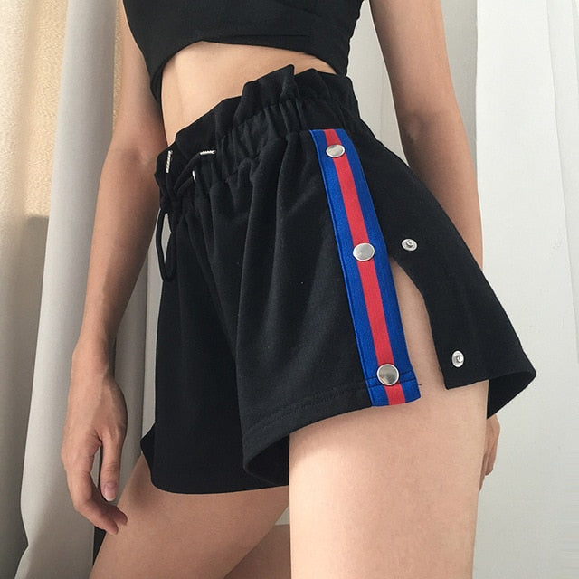Side Button Shorts